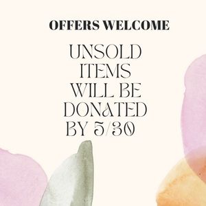 all offers welcome 🤍